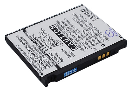 3.7V, 750mAh, Li-ion Battery fits Samsung, M359, Sgh-d840, 2.775Wh