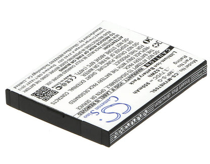 3.7V, 950mAh, Li-ion Battery fits Myphone, 6670 City, 3.515Wh