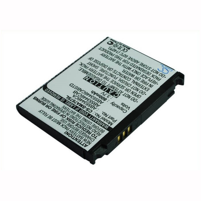 3.7V, 800mAh, Li-ion Battery fits Samsung, Sgh-a767, Sgh-a767 Propel, 2.96Wh