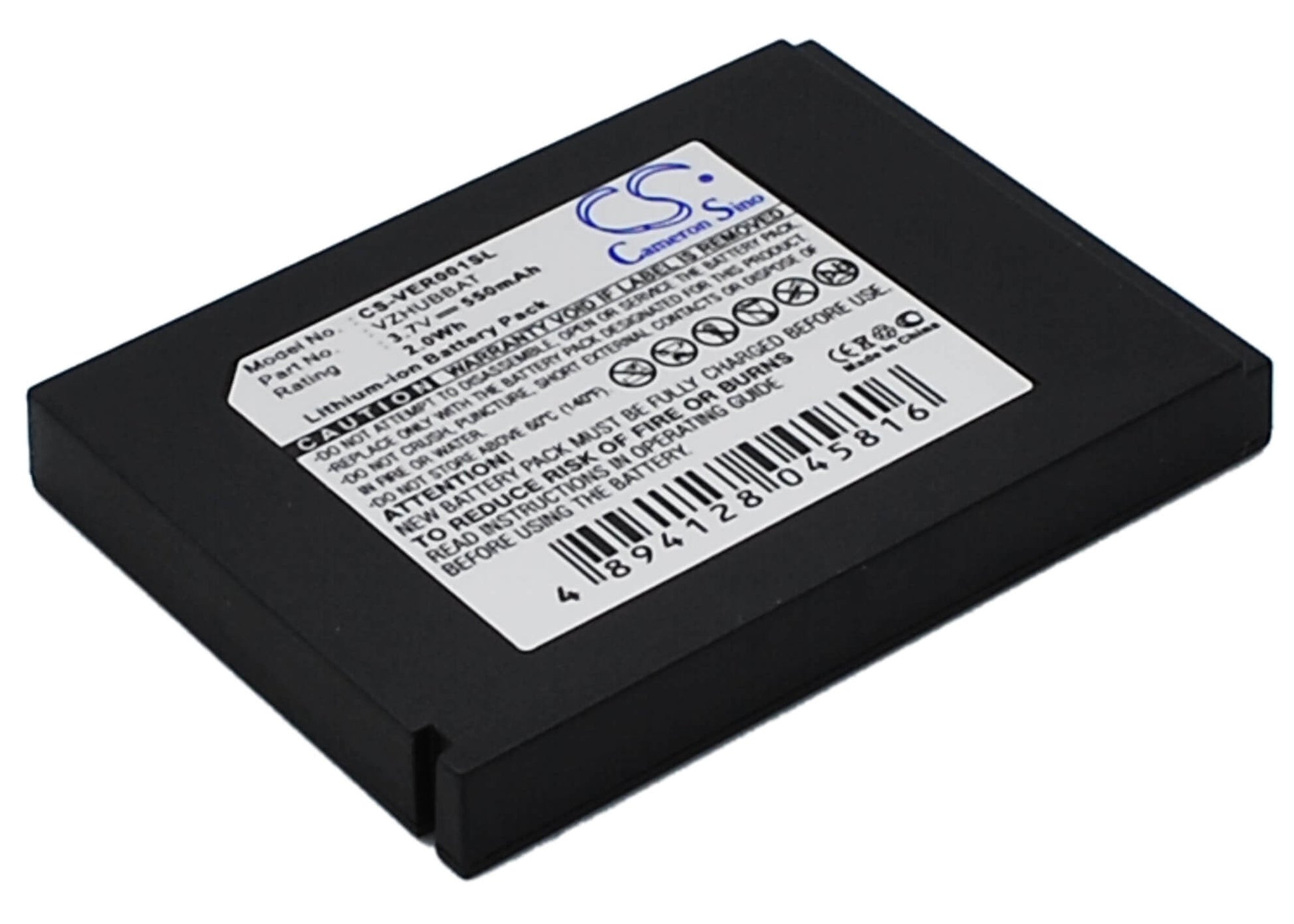 3.7V, 550mAh, Li-ion Battery fits Verizon, Hub, 2.035Wh