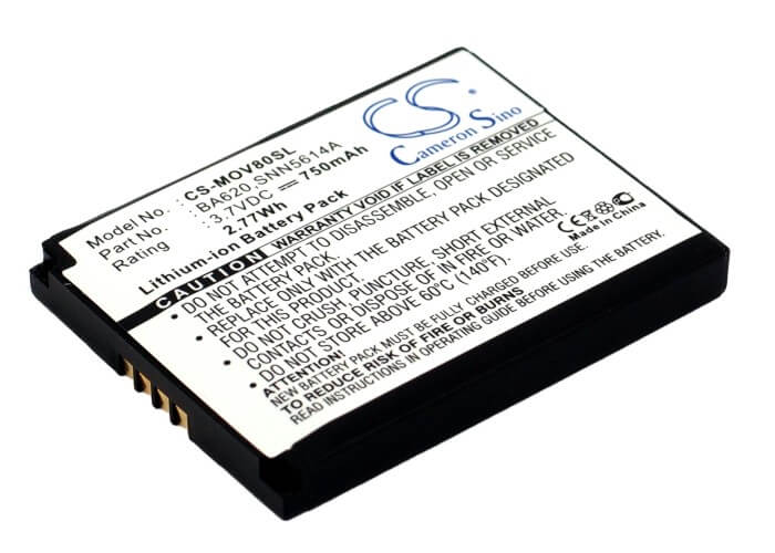 3.7V, 750mAh, Li-ion Battery fits Gateway, 1533266, 1533698, 2.775Wh