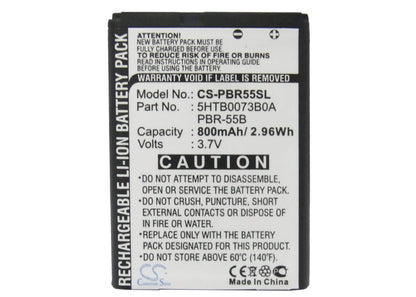 3.7V, 800mAh, Li-ion Battery fits Pantech, Impact P7000, Impulse, 2.96Wh