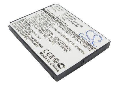 3.7V, 750mAh, Li-ion Battery fits Motorola, Em25, Em325, 2.775Wh