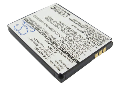 3.7V, 750mAh, Li-ion Battery fits Motorola, Em25, Em325, 2.775Wh