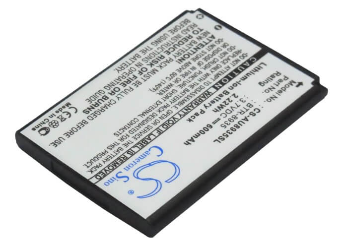 3.7V, 600mAh, Li-ion Battery fits Audiovox, Cdm-8935, Cdm-8935 Mini, 2.22Wh