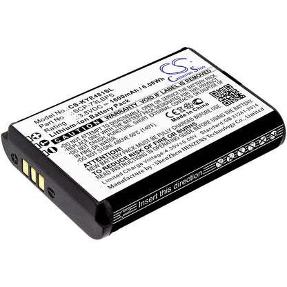 3.8V, 1600mAh, Li-ion Battery fits Kyocera, Duraxe Epic, Duraxv Extreme, 6.08Wh