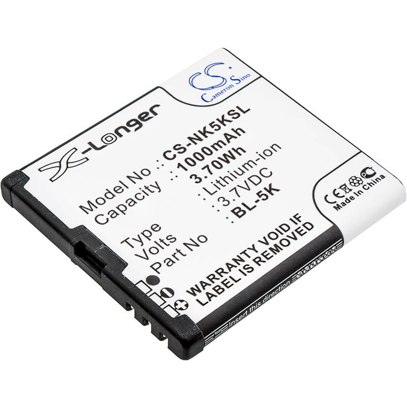 3.7V, 1000mAh, Li-ion Battery fits Fly, Iq4405, Iq4413, 3.7Wh
