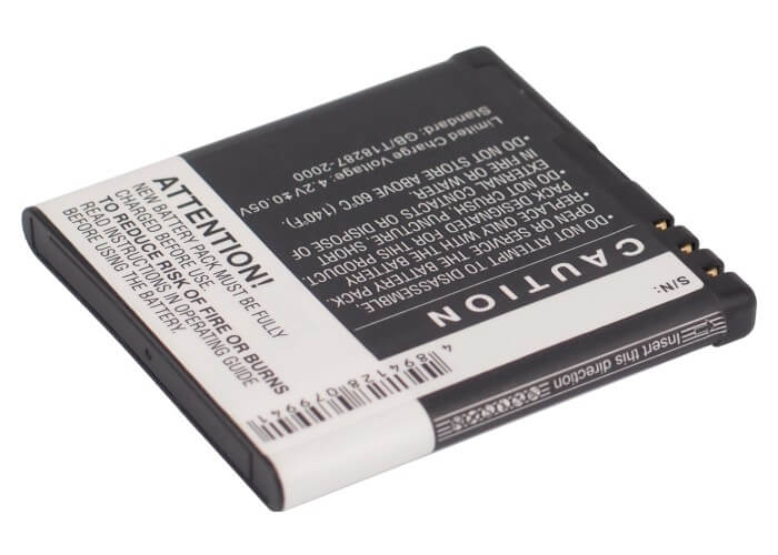 3.7V, 1000mAh, Li-ion Battery fits Amplicomms, Powertel M6900, Powertel M7000, 3.7Wh