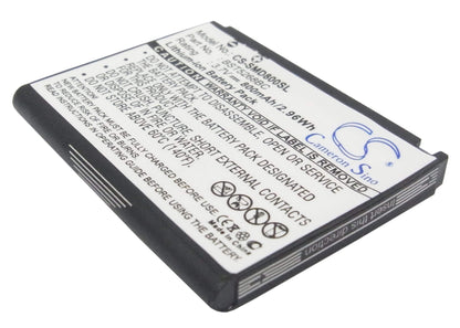 3.7V, 800mAh, Li-ion Battery fits Samsung, Sgh-d808, 2.96Wh