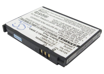 3.7V, 800mAh, Li-ion Battery fits Samsung, Sgh-d808, 2.96Wh