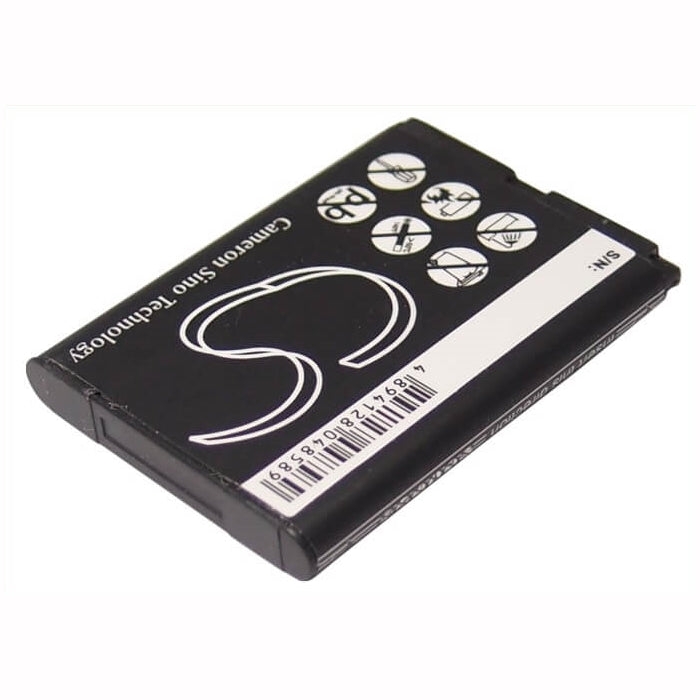 3.7V, 950mAh, Li-ion Battery fits Pantech, C630, 3.515Wh