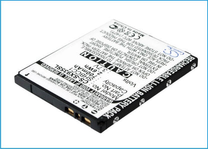 3.7V, 700mAh, Li-ion Battery fits Sharp, 831sh, 831shs, 2.59Wh