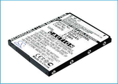 3.7V, 700mAh, Li-ion Battery fits Sharp, 831sh, 831shs, 2.59Wh