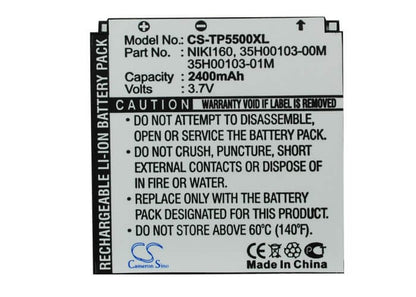 3.7V, 2200mAh, Li-ion Battery fits Dopod, S600, 8.14Wh