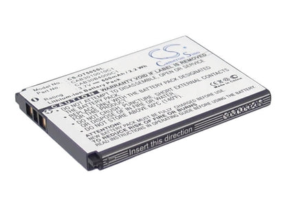 3.7V, 600mAh, Li-ion Battery fits Vodafone, 331, 345, 2.22Wh