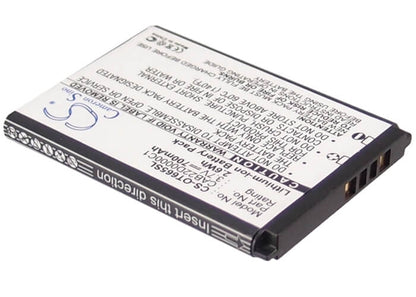 3.7V, 700mAh, Li-ion Battery fits T-mobile, Accord, 2.59Wh
