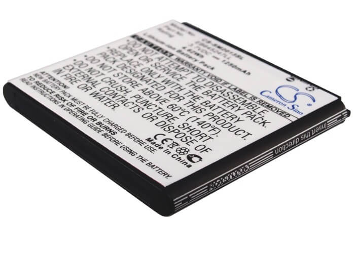 3.7V, 1250mAh, Li-ion Battery fits Samsung, Gt-b9388, Sch-w2013, 4.625Wh