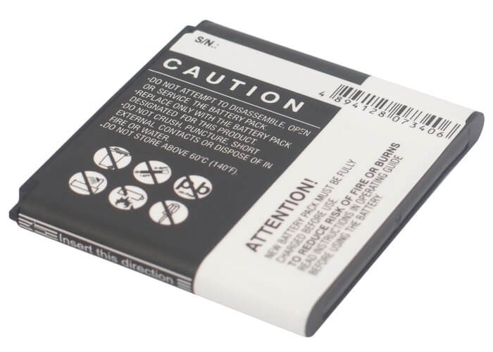 3.7V, 1800mAh, Li-ion Battery fits Samsung, Gt-b9388, Sch-w2013, 6.66Wh
