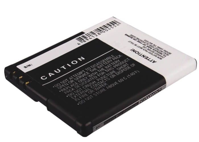 3.7V, 950mAh, Li-ion Battery fits Nokia, 6210 Navigator, 6290, 3.515Wh