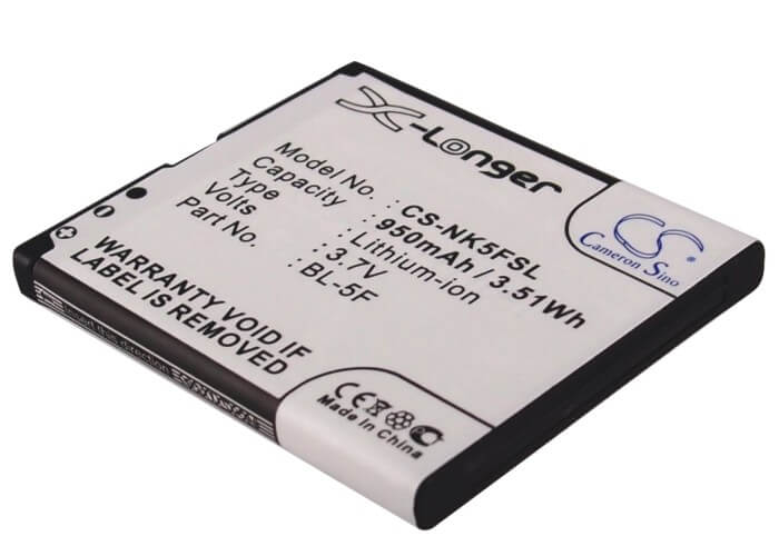 3.7V, 950mAh, Li-ion Battery fits Myphone, 9025, 9025 Tv, 3.515Wh