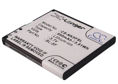 3.7V, 950mAh, Li-ion Battery fits Myphone, 9025, 9025 Tv, 3.515Wh