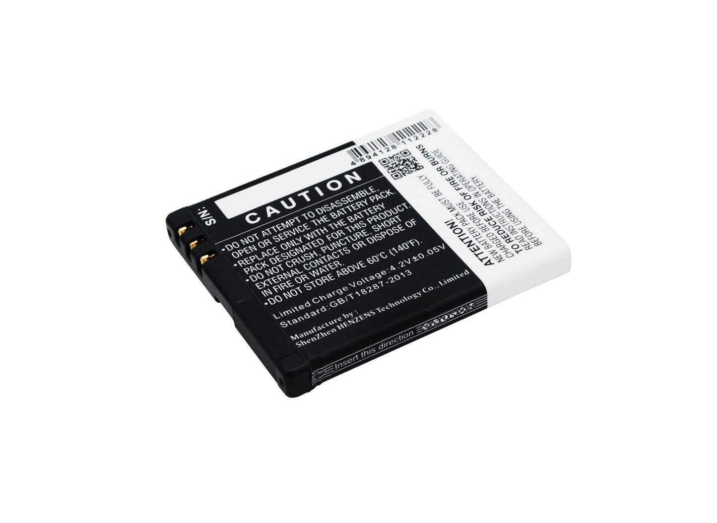 3.7V, 900mAh, Li-ion Battery fits Bea-fon, Sl625ad, Sl630, 3.33Wh