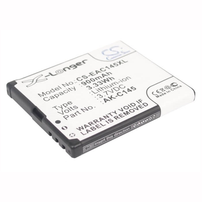 3.7V, 900mAh, Li-ion Battery fits Texet, Tm-d222, 3.33Wh