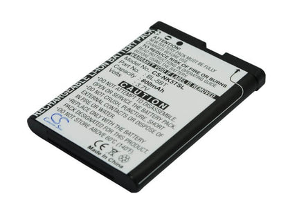 3.7V, 800mAh, Li-ion Battery fits Nokia, 2600 Classic, 7510, 2.96Wh