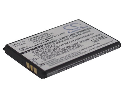 3.7V, 650mAh, Li-ion Battery fits Motorola, Ex210, Ex211, 2.405Wh
