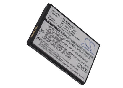 3.7V, 650mAh, Li-ion Battery fits Motorola, Ex210, Ex211, 2.405Wh