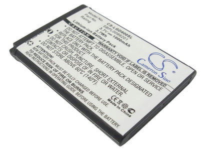 3.7V, 1000mAh, Li-ion Battery fits Lg, Bl40 Chocolate, Gd900, 3.7Wh