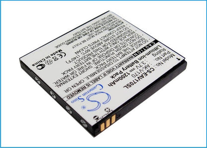 3.7V, 1200mAh, Li-ion Battery fits Emporia, Ak-v170, Life+, 4.44Wh