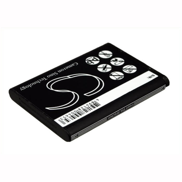 Mobile, Smartphone 3.7V, 550mAh, Li-ion Battery fits Ispan, Ddv-965, 2.035Wh