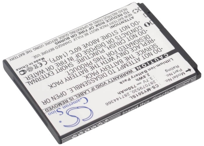 3.7V, 750mAh, Li-ion Battery fits Vodafone, 226, 526, 2.775Wh