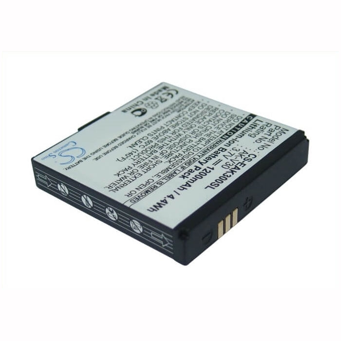 3.7V, 1100mAh, Li-ion Battery fits Emporia, Time V30, 4.07Wh