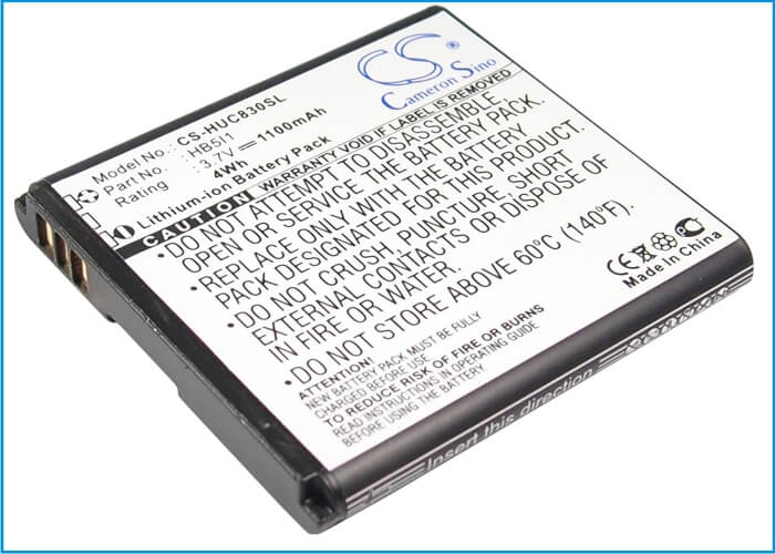 3.7V, 1100mAh, Li-ion Battery fits Orange, Barcelona, 4.07Wh