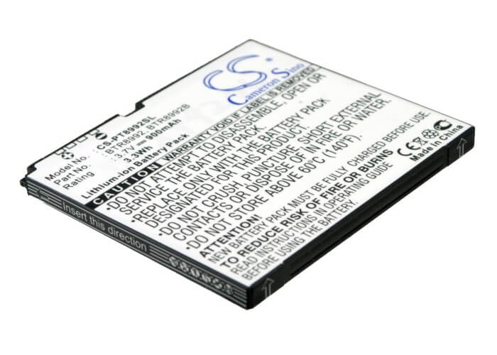 3.7V, 900mAh, Li-ion Battery fits Pantech, Cdm8992, Cdm-8992, 3.33Wh