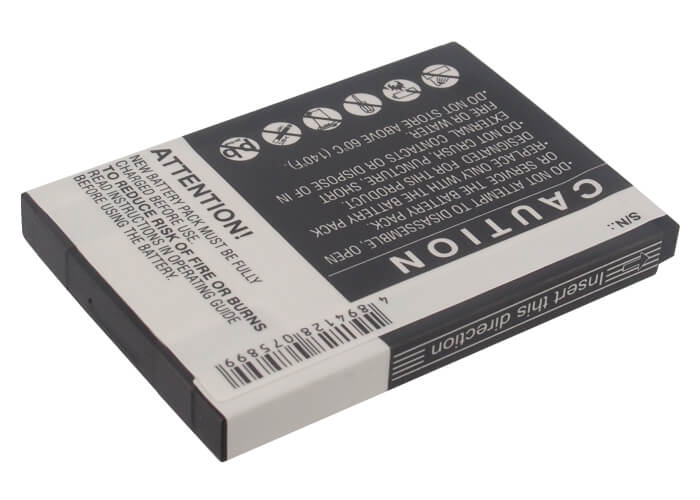 3.7V, 600mAh, Li-ion Battery fits Itt, Easy 7, 2.22Wh
