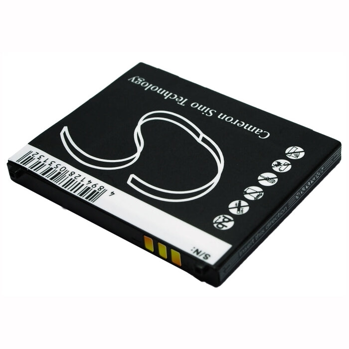 3.7V, 700mAh, Li-ion Battery fits Panasonic, 001p, 940p, 2.59Wh