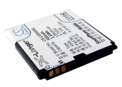 3.7V, 900mAh, Li-ion Battery fits Lenovo, P50, S550, 3.33Wh