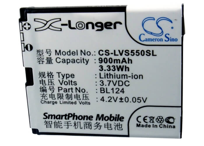 3.7V, 900mAh, Li-ion Battery fits Lenovo, P50, S550, 3.33Wh