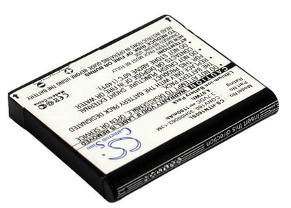3.7V, 1100mAh, Li-ion Battery fits T-mobile, Shadow 2, Shadow 2009, 4.07Wh