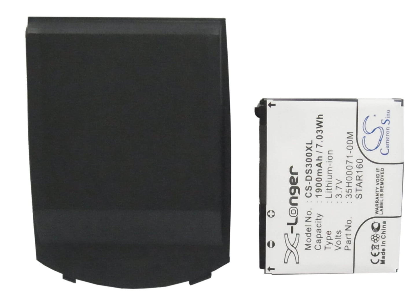 3.7V, 1900mAh, Li-ion Battery fits I-mate, Smartflip, 7.03Wh