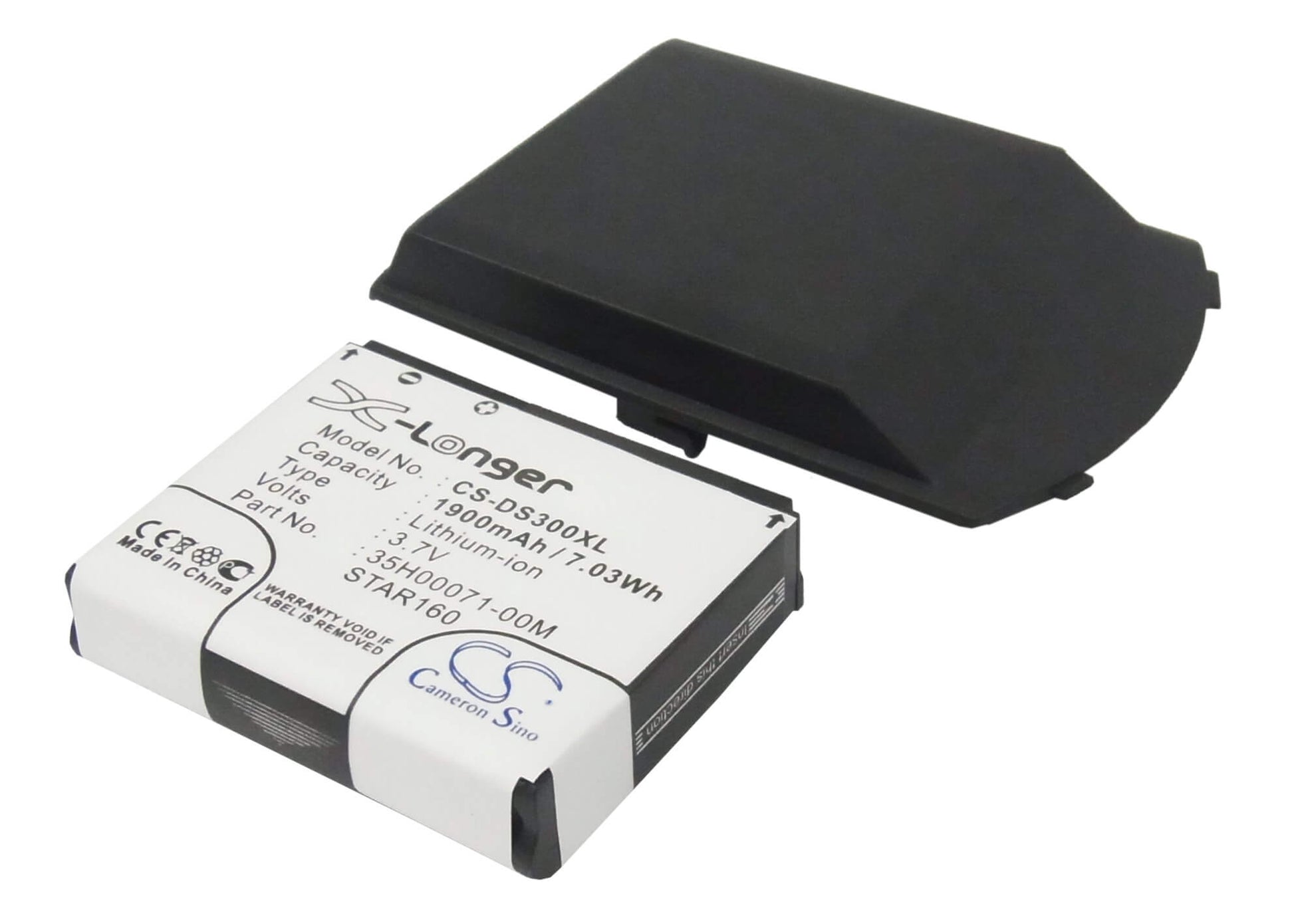 3.7V, 1900mAh, Li-ion Battery fits Orange, Spv F600, 7.03Wh