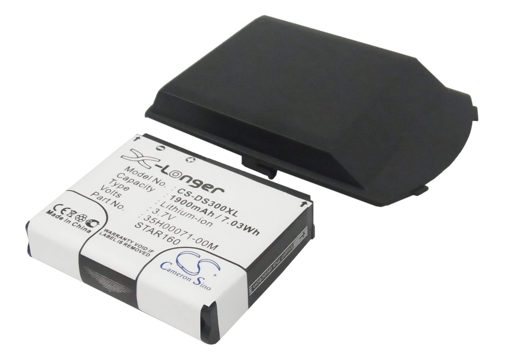 3.7V, 1900mAh, Li-ion Battery fits Orange, Spv F600, 7.03Wh