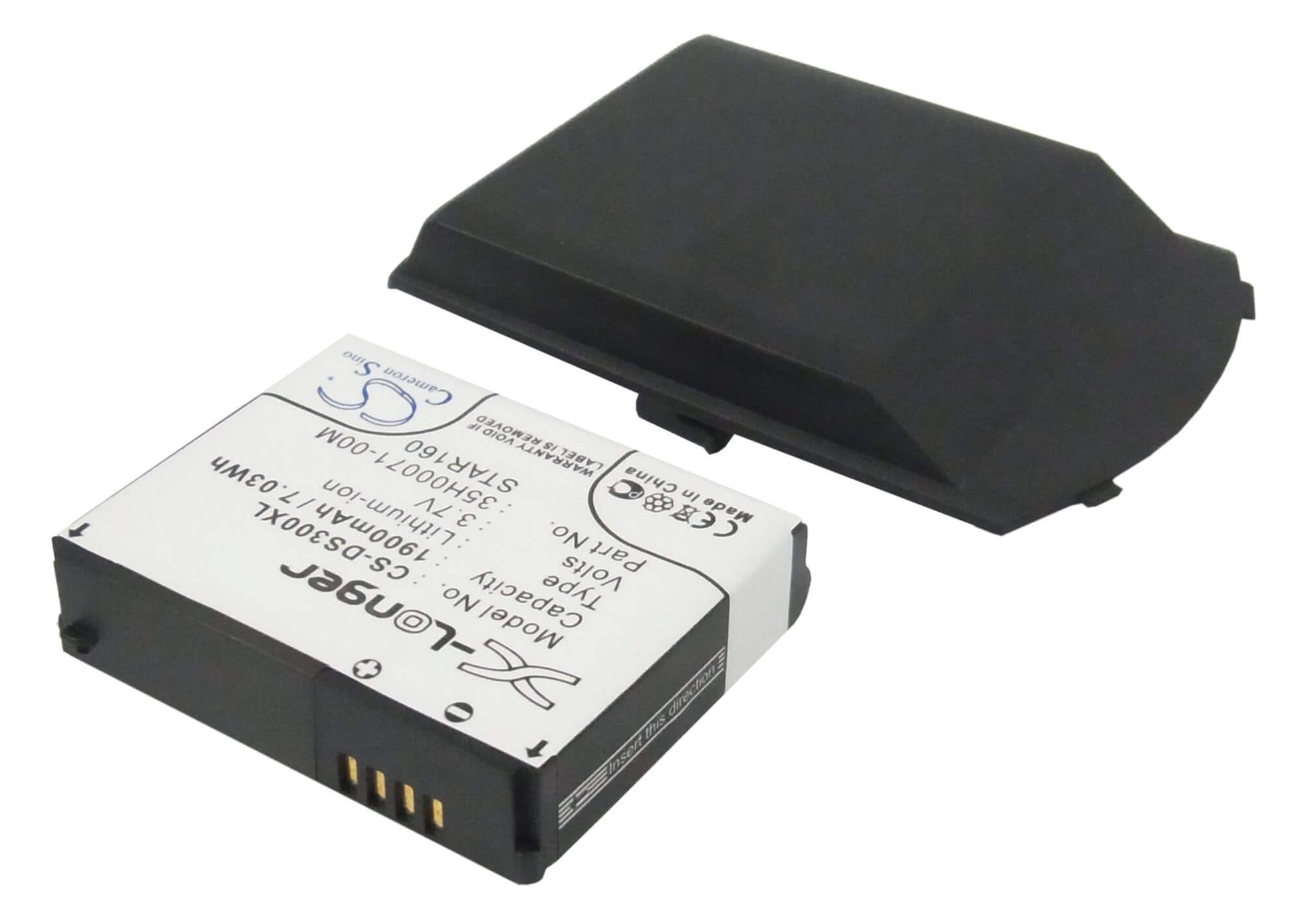 3.7V, 1900mAh, Li-ion Battery fits Orange, Spv F600, 7.03Wh