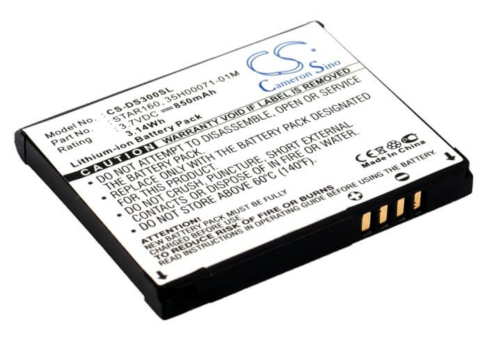 3.7V, 850mAh, Li-ion Battery fits Orange, Spv F600, 3.145Wh