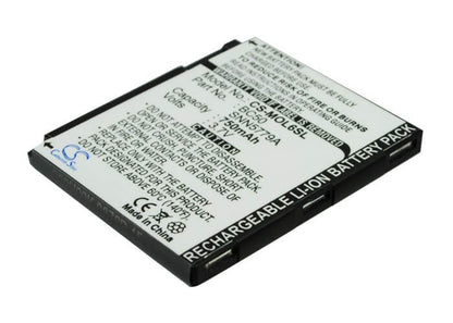 3.7V, 750mAh, Li-ion Battery fits Motorola, Aura, C257, 2.775Wh