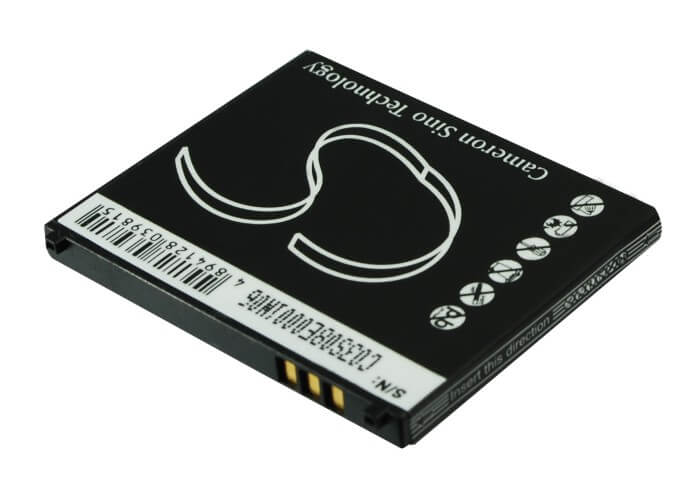 3.7V, 700mAh, Li-ion Battery fits Softbank, 824p, 830p, 2.59Wh