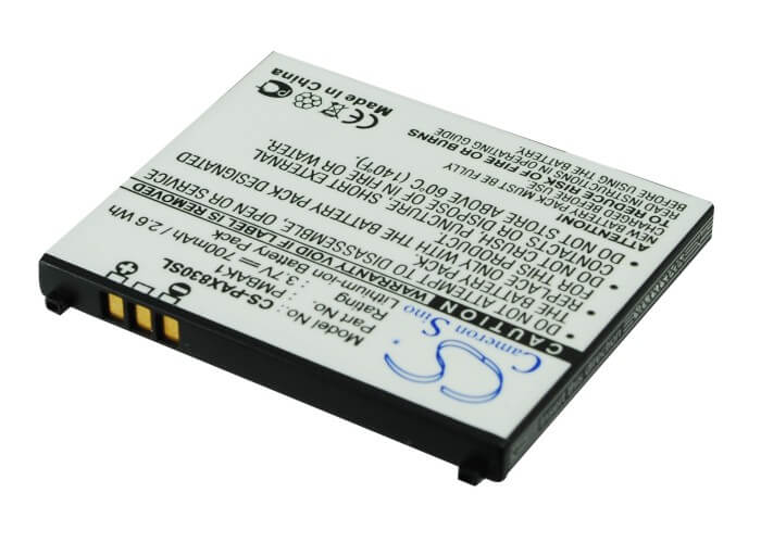 3.7V, 700mAh, Li-ion Battery fits Softbank, 824p, 830p, 2.59Wh